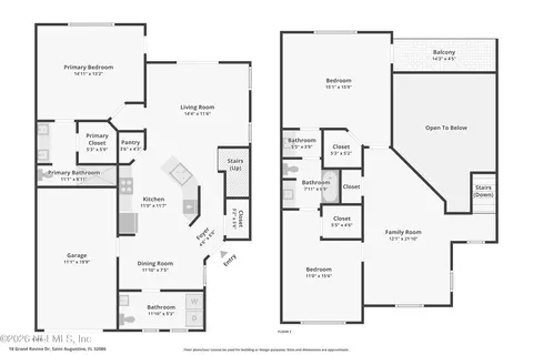 Floorplan - 18 Grand Ravine Dr, Saint Augustine, FL 32086 photo 2 of 4