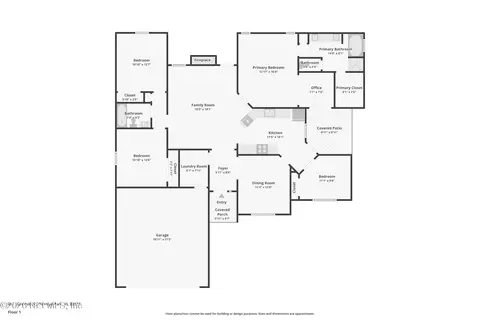 Floorplan - 451 Summit Dr, Orange Park, FL 32073 photo 1 of 1