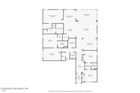 Floorplan - 193 Ocean Jasper Dr, Saint Augustine, FL 32086 photo 1 of 1