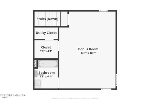 Floorplan - 45 Seton Ct, Saint Augustine, FL 32092 photo 1 of 5