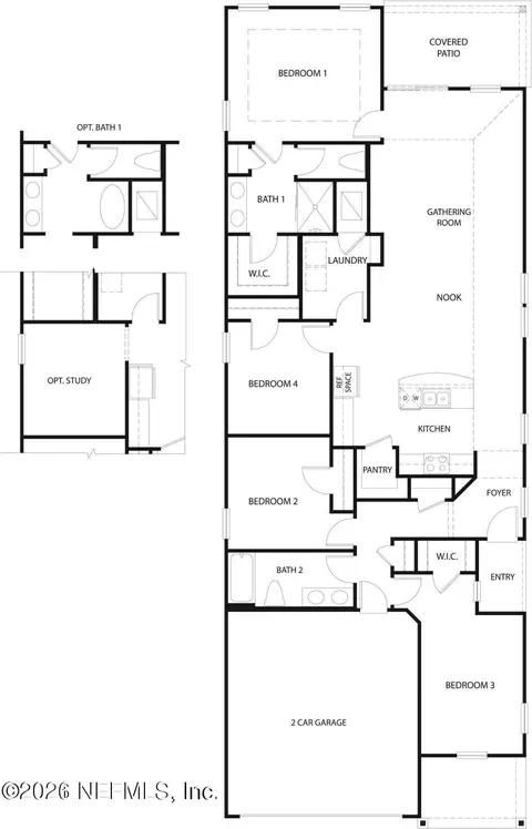 Floorplan - 452 Thistleton Way, Saint Augustine, FL 32092 photo 1 of 1