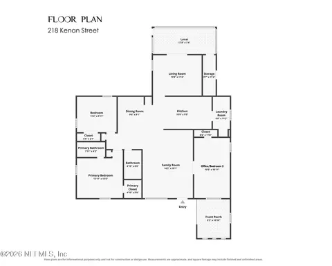 Floorplan - 218 Kenan St, Saint Augustine Beach, FL 32080 photo 2 of 2
