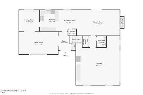 Floorplan - 3543 Lawrence Rd, Orange Park, FL 32073 photo 2 of 6