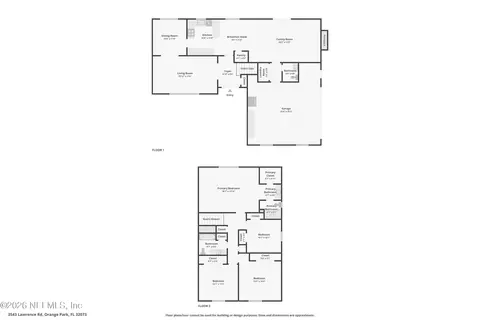 Floorplan - 3543 Lawrence Rd, Orange Park, FL 32073 photo 4 of 6