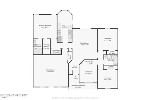 Floorplan - 3255 Dowitcher Ln, Orange Park, FL 32065 photo 2 of 2
