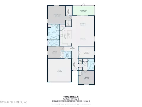 Floorplan - 75511 Pondside Ln, Yulee, FL 32097 photo 1 of 1