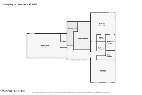 Floorplan - 383 Sapling Ter, Saint Johns, FL 32259 photo 2 of 2