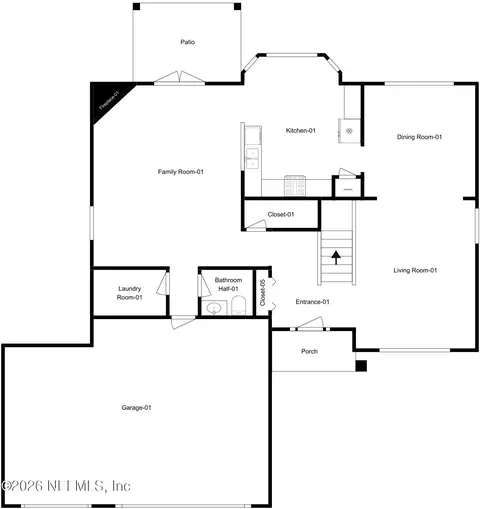 Floorplan - 2183 S Cranbrook Ave, Saint Augustine, FL 32092 photo 1 of 1