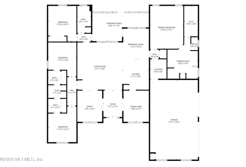 Floorplan - 4025 Lonicera Loop, Saint Johns, FL 32259 photo 1 of 1
