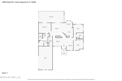 Floorplan - 3400 Kings Rd S, Saint Augustine, FL 32086 photo 1 of 4