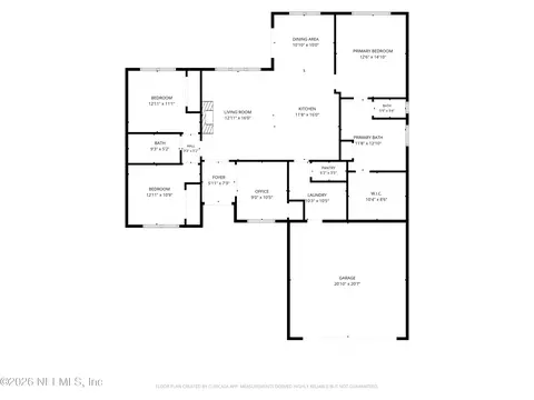 Floorplan - 4369 Wolfe Dr, Macclenny, FL 32063 photo 1 of 1