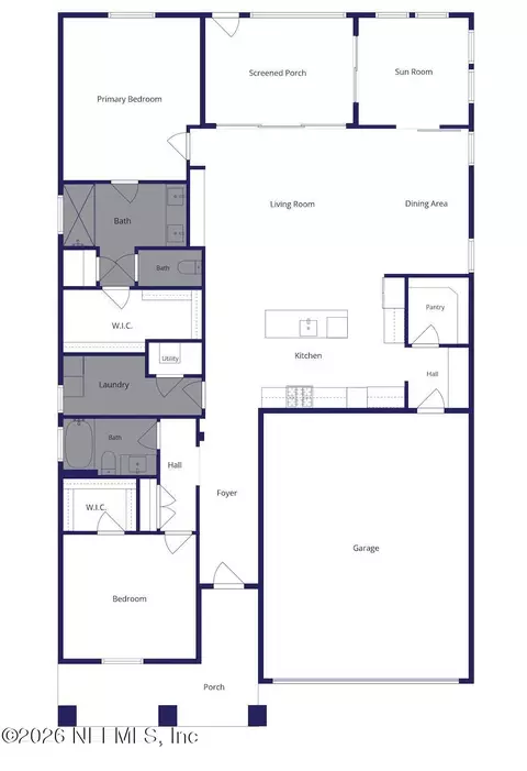 Floorplan - 155 Blackbird Ln, Saint Augustine, FL 32092 photo 1 of 2