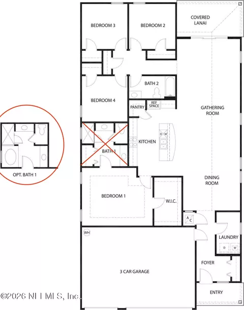 Floorplan - 66012 Edgewater Dr, Yulee, FL 32097 photo 1 of 1