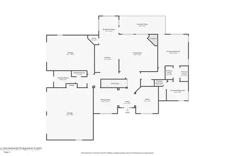 Floorplan - 696 Frederic Dr, Fleming Island, FL 32003 photo 1 of 3