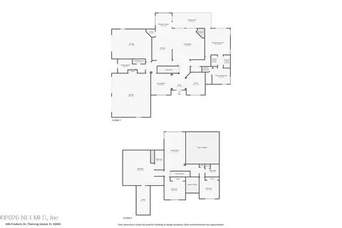 Floorplan - 696 Frederic Dr, Fleming Island, FL 32003 photo 3 of 3