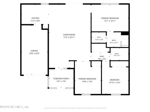 Floorplan - 313 Brazil Dr, Saint Augustine, FL 32095 photo 1 of 1