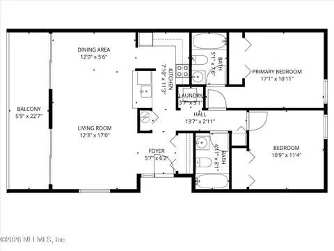 Floorplan - 34 Veronese Ct, Saint Augustine, FL 32086 photo 1 of 1