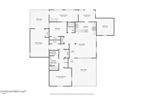 Floorplan - 25 Coquina Ave, Saint Augustine, FL 32080 photo 1 of 1
