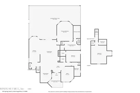 Floorplan - 925 Spring Lake Ct, Saint Augustine, FL 32080 photo 8 of 8