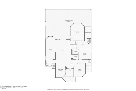 Floorplan - 925 Spring Lake Ct, Saint Augustine, FL 32080 photo 7 of 8