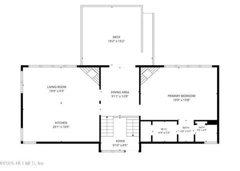 Floorplan - 338 19th St, Atlantic Beach, FL 32233 photo 2 of 3