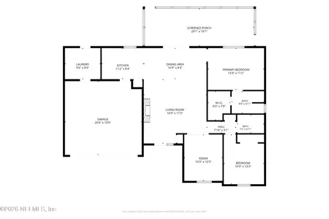 Floorplan - 421 Mango Cir, Saint Augustine, FL 32095 photo 1 of 1