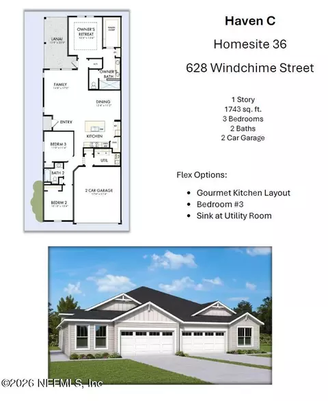628 Windchime St, Yulee, FL 32097 photo 2