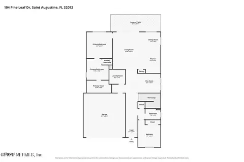 Floorplan - 104 Pine Leaf Dr, Saint Augustine, FL 32092 photo 1 of 5