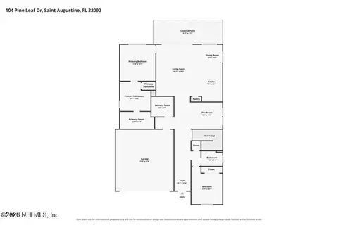 Floorplan - 104 Pine Leaf Dr, Saint Augustine, FL 32092 photo 4 of 5