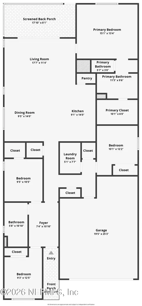 Floorplan - 75278 Plumbago Trce, Yulee, FL 32097 photo 1 of 2