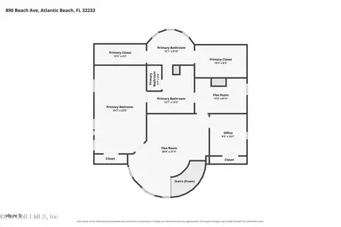 Floorplan - 890 Beach Ave, Atlantic Beach, FL 32233 photo 4 of 4