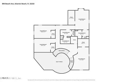 Floorplan - 890 Beach Ave, Atlantic Beach, FL 32233 photo 3 of 4