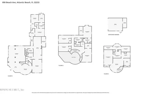 Floorplan - 890 Beach Ave, Atlantic Beach, FL 32233 photo 1 of 4