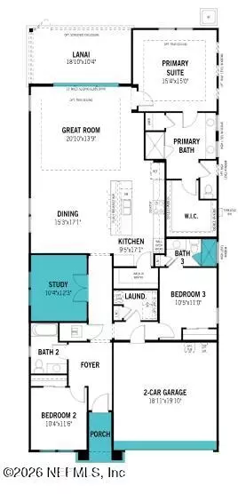Floorplan - 74 Merchant Ave, Saint Johns, FL 32259 photo 1 of 1