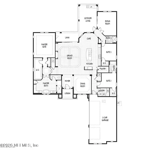 Floorplan - 2852 Oakgrove Ave, Saint Augustine, FL 32092 photo 1 of 1