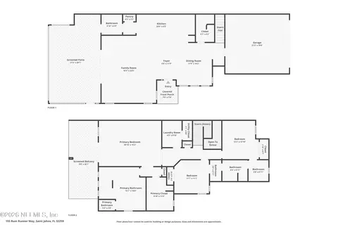 Floorplan - 155 Rum Runner Way, Saint Johns, FL 32259 photo 3 of 3