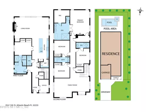 Floorplan - 354 11th St, Atlantic Beach, FL 32233 photo 1 of 1