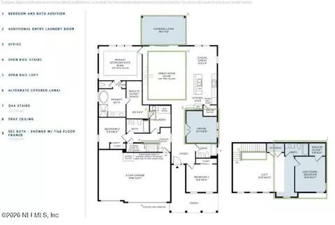 Floorplan - 658 Branch Creek Dr, Saint Augustine, FL 32092 photo 1 of 1