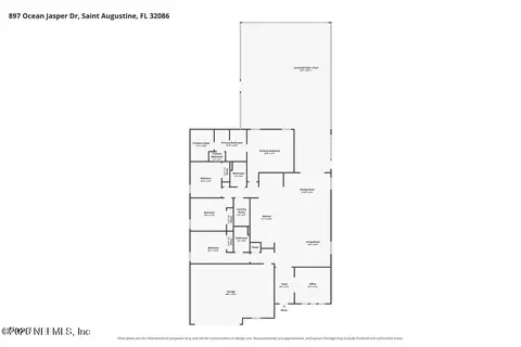 Floorplan - 897 Ocean Jasper Dr, Saint Augustine Beach, FL 32086 photo 1 of 1