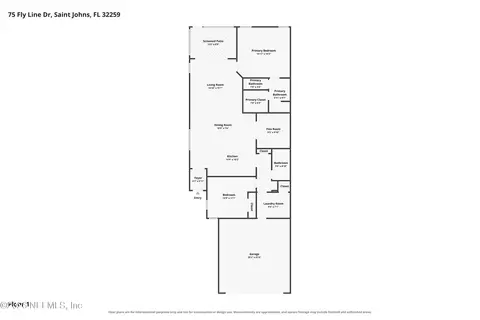 Floorplan - 75 Fly Line Dr, Saint Johns, FL 32259 photo 1 of 1