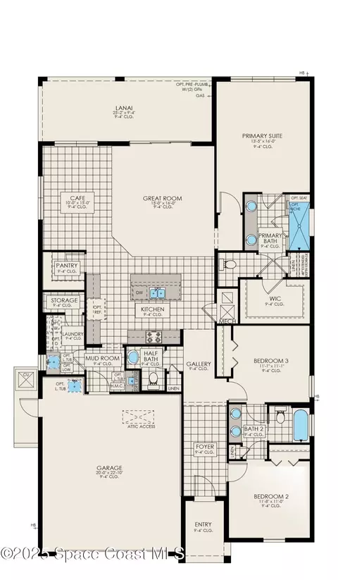 Floorplan - 3104 Dampier Dr, Melbourne, FL 32940 photo 1 of 1