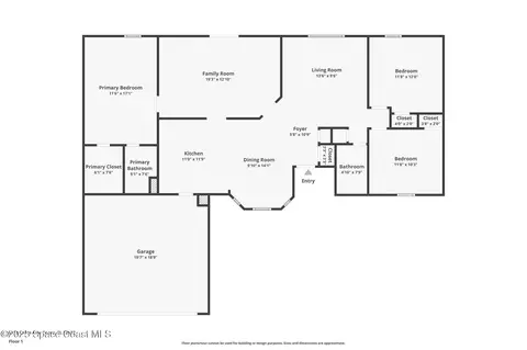 Floorplan - 6375 Cable Ave, Cocoa, FL 32927 photo 1 of 1