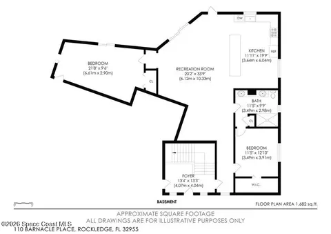 Floorplan - 110 Barnacle Pl, Rockledge, FL 32955 photo 5 of 6