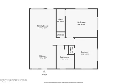 Floorplan - 2189 Pineapple Ave, Melbourne, FL 32935 photo 5 of 6