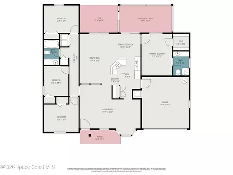 Floorplan - 7350 Bartow Ave, Cocoa, FL 32927 photo 2 of 2