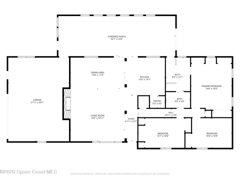 Floorplan - 620 W Pine Rd, Melbourne, FL 32904 photo 1 of 1