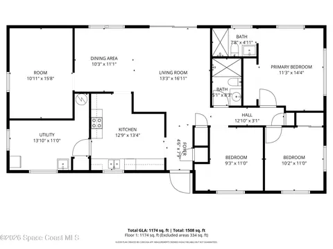 1076 Madrid Rd, Rockledge, FL 32955