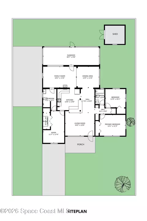 Floorplan - 545 Westminster Ave, Melbourne, FL 32935 photo 3 of 3
