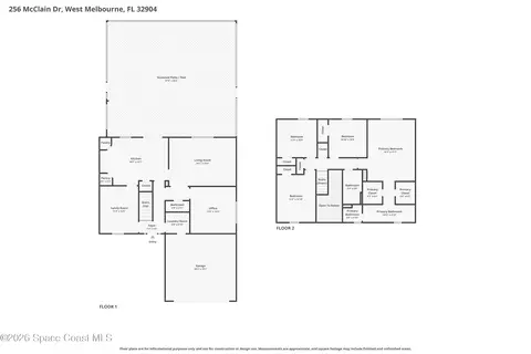 Floorplan - 256 Mcclain Dr, Melbourne, FL 32904 photo 1 of 1