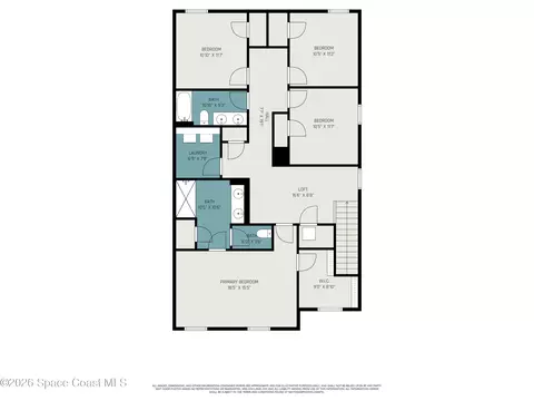 Floorplan - 966 Trinity St, Rockledge, FL 32955 photo 2 of 4
